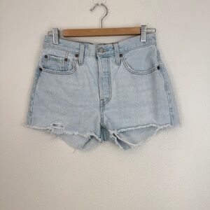 Levi’s 501 Origianl Denim Shorts Cutoffs Ojai Lake 27